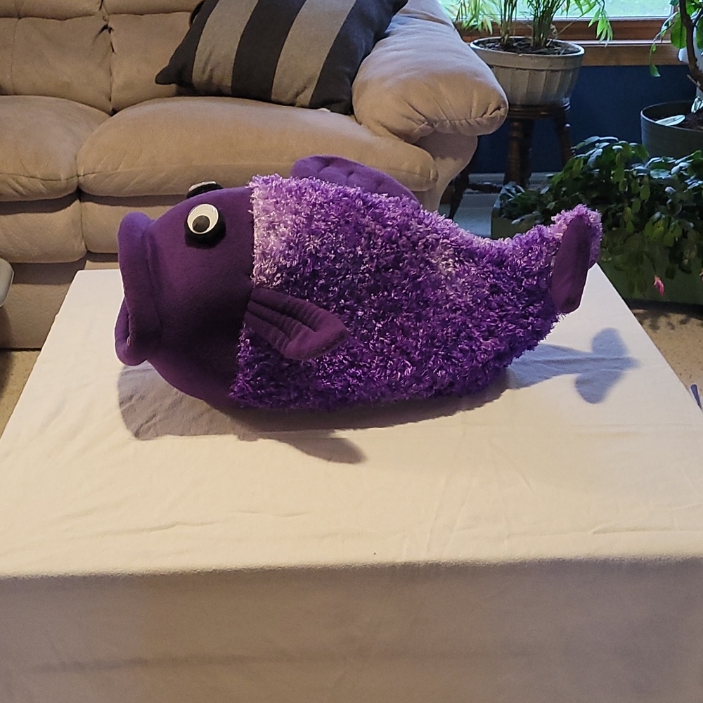 Cute purple cat bed handmade